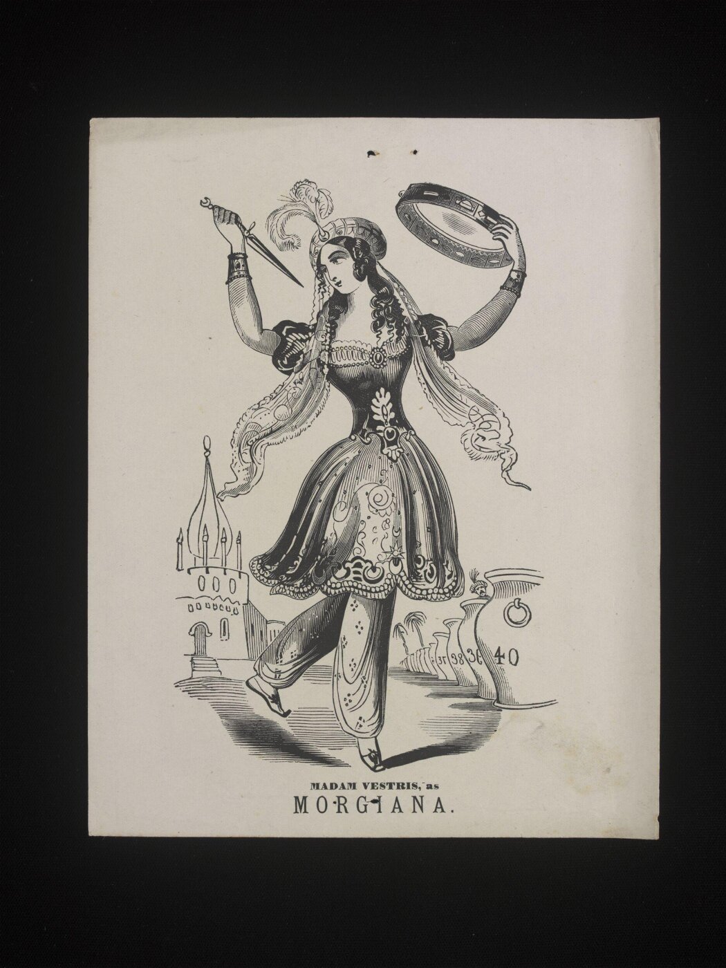 Unknown, Madame Vestris, as/Morgiana