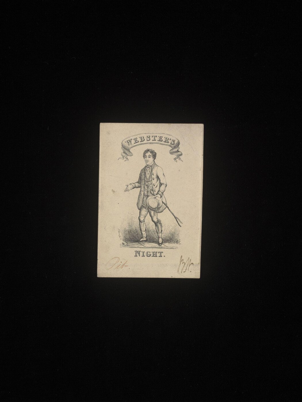 Unknown, Webster's Night