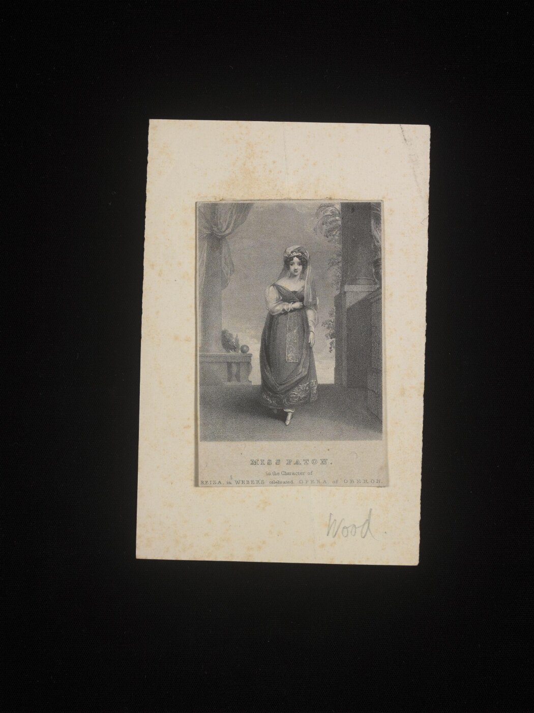 Unknown, Miss Paton as Reiza