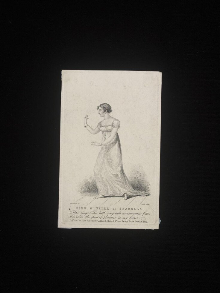 Miss O'Neill as Isabella top image