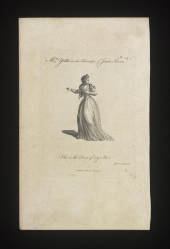 Mrs Yates in the character of Jane Shore