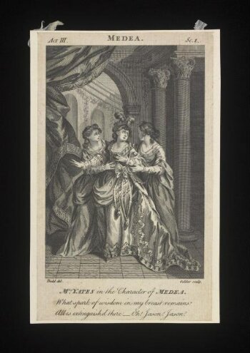 Mrs Yates in the character of Medea