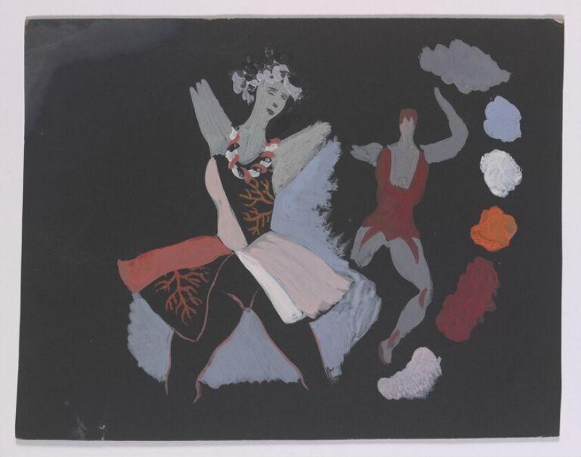 Costume design (1934) by Jean Lurçat