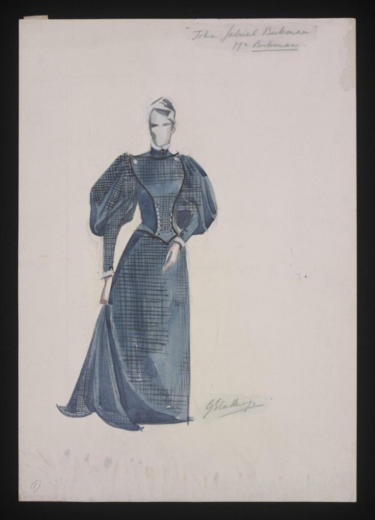 Gladys Calthrop costume design for John Gabriel Borkman top image