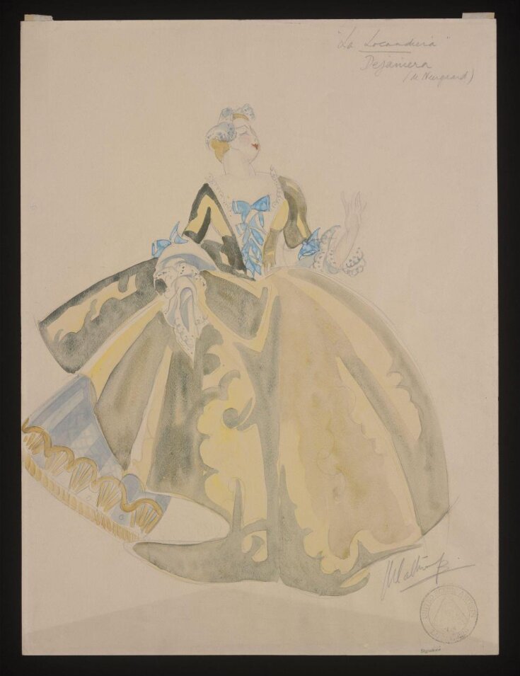 Gladys Calthrop costume design for La Locandiera top image