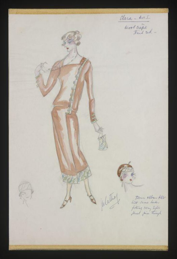 Gladys Calthrop costume design for The Vortex top image