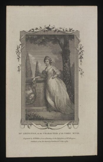 Mrs. Abington in the character of the Comic Muse