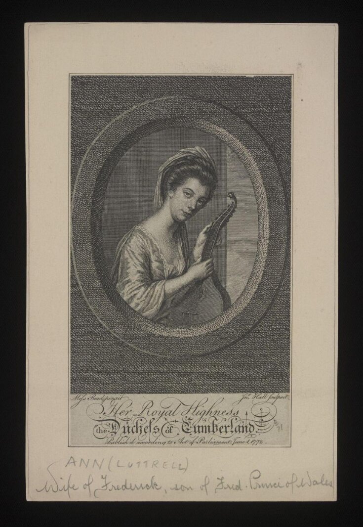 Ann (Luttrell), the Duchess of Cumberland top image