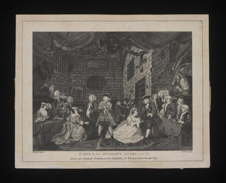 Scene in the Beggar's Opera, Act III top image