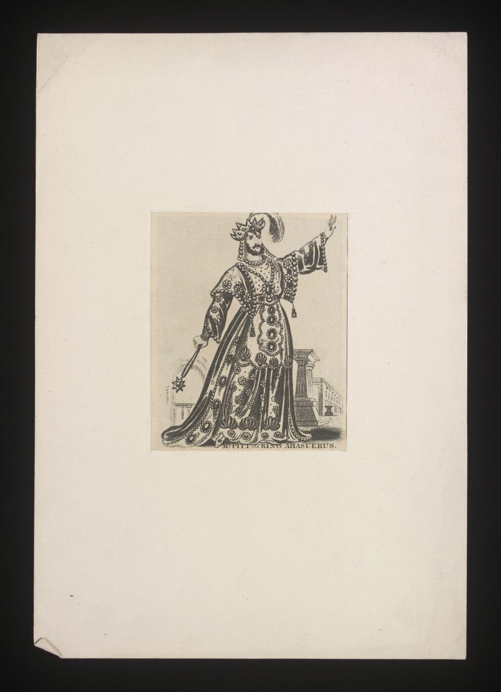 Unknown, Mr Pitt as King Ahasuerus