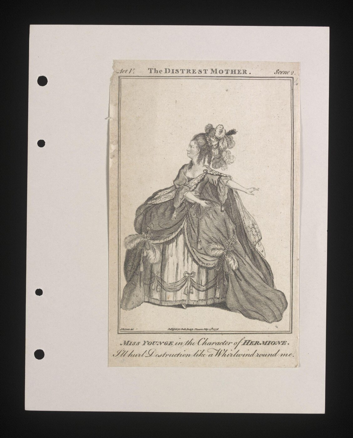 Unknown, Miss Younge in the Character of Hermione