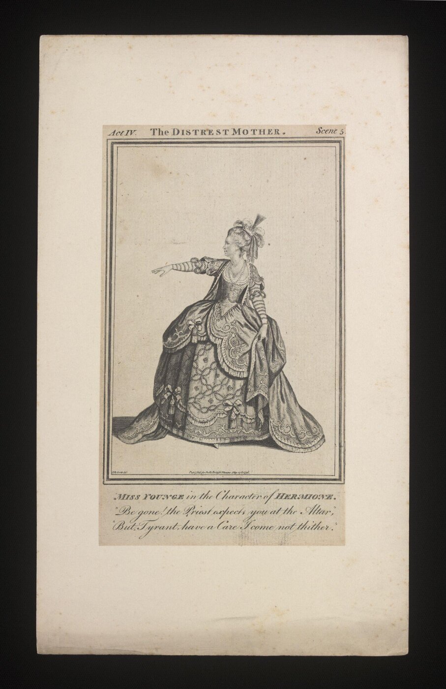 Unknown, Miss Younge in the Character of Hermione