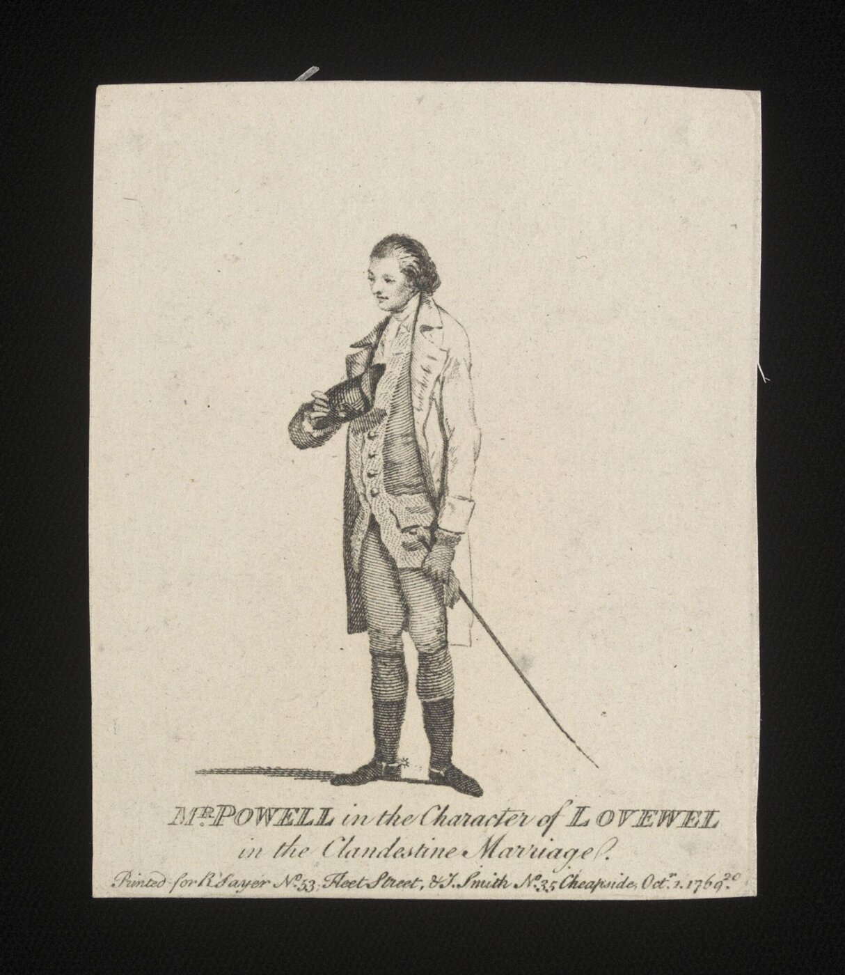Unknown, Mr Powell in the Character of Lovewell
