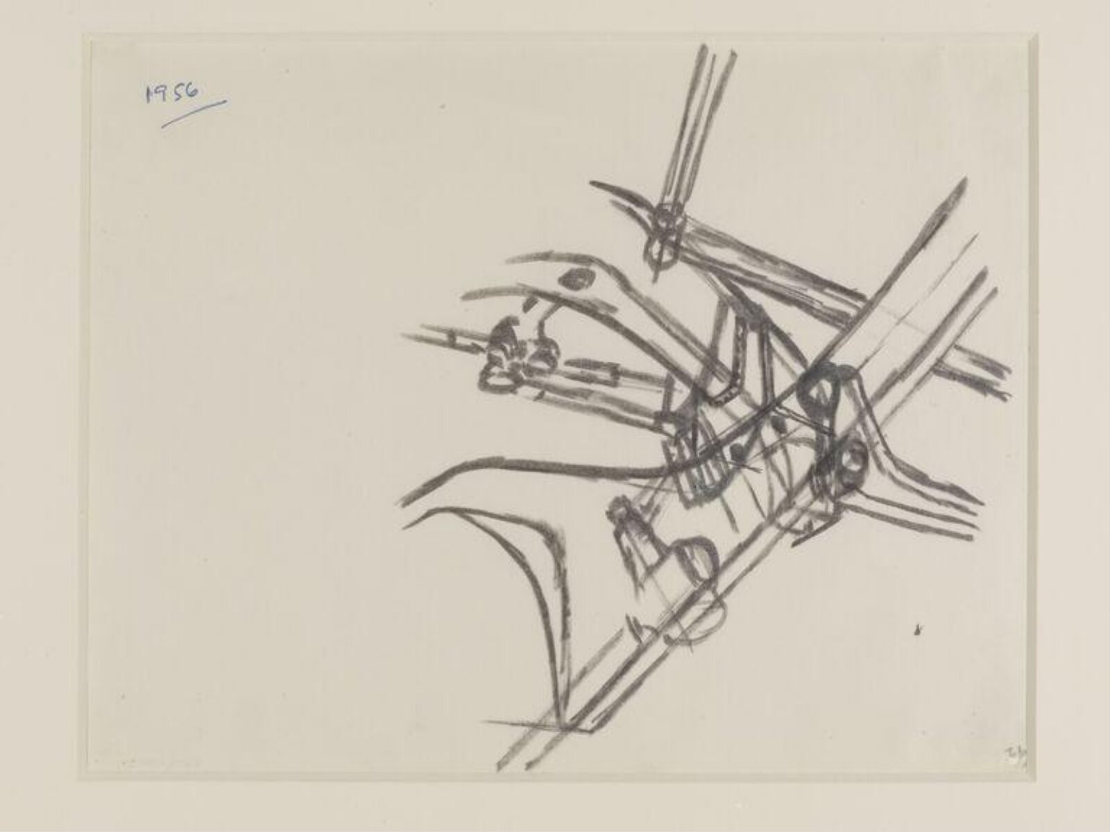 Drawing, Alec Issigonis, 1956