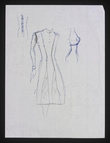 Costume design for <i>Vanity Fair,</i> 