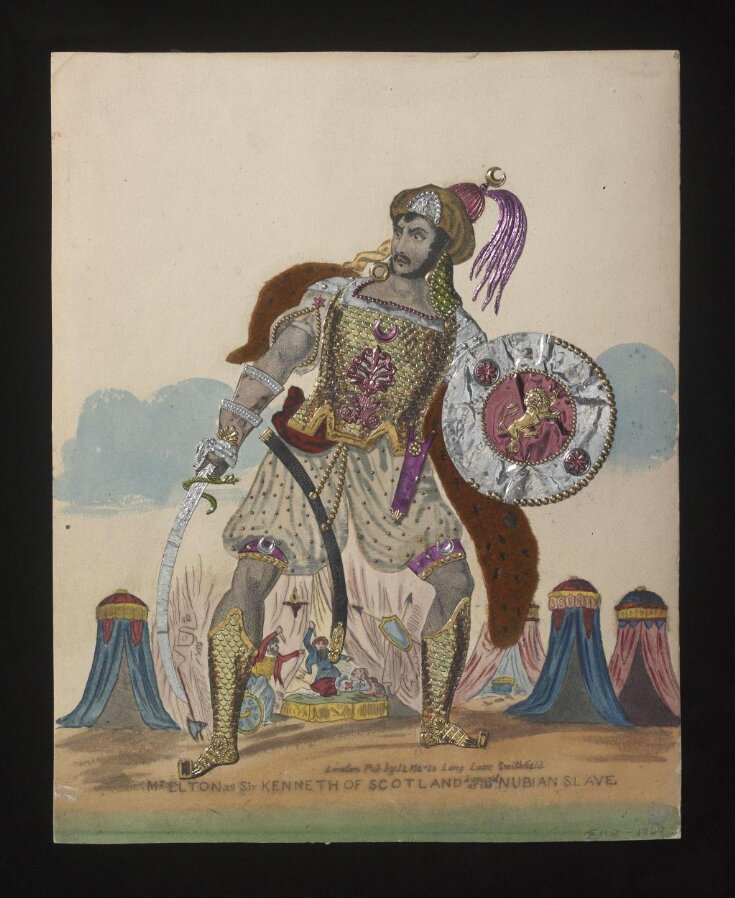 MR. ELTON AS SIR KENNETH OF SCOTLAND DISGUISED AS THE NUBIAN SLAVE top image