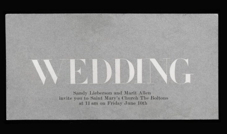 Wedding Invitation top image