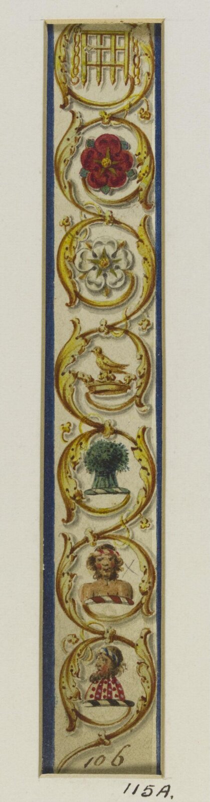 Watercolour drawing, William Raphael Eginton, 1822