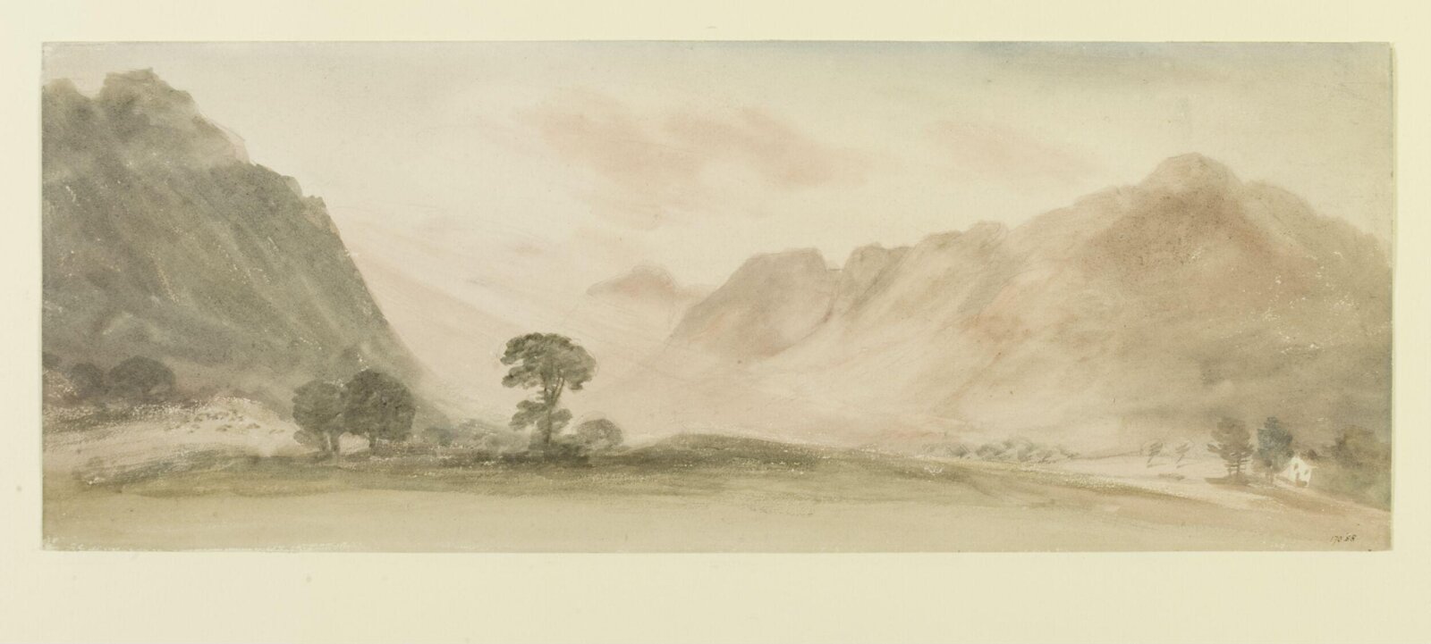 View in Borrowdale, John Constable, 1806