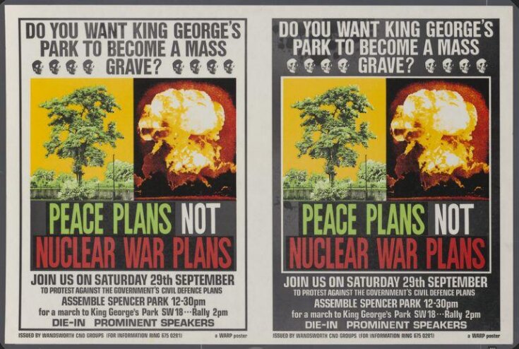 Peace plans not Nuclear War plans top image