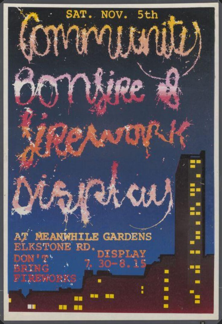 Community Bonfire & Firework Display image