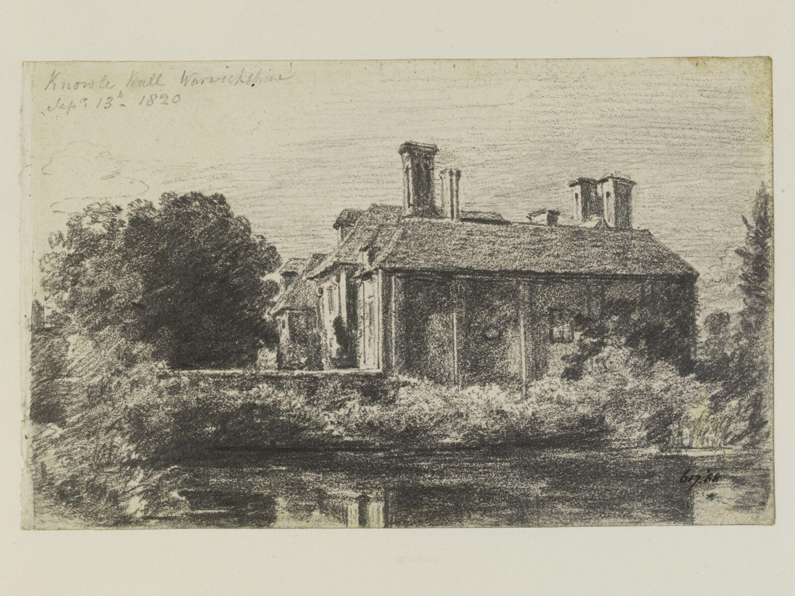 Knowle Hall, John Constable, 13/09/1820