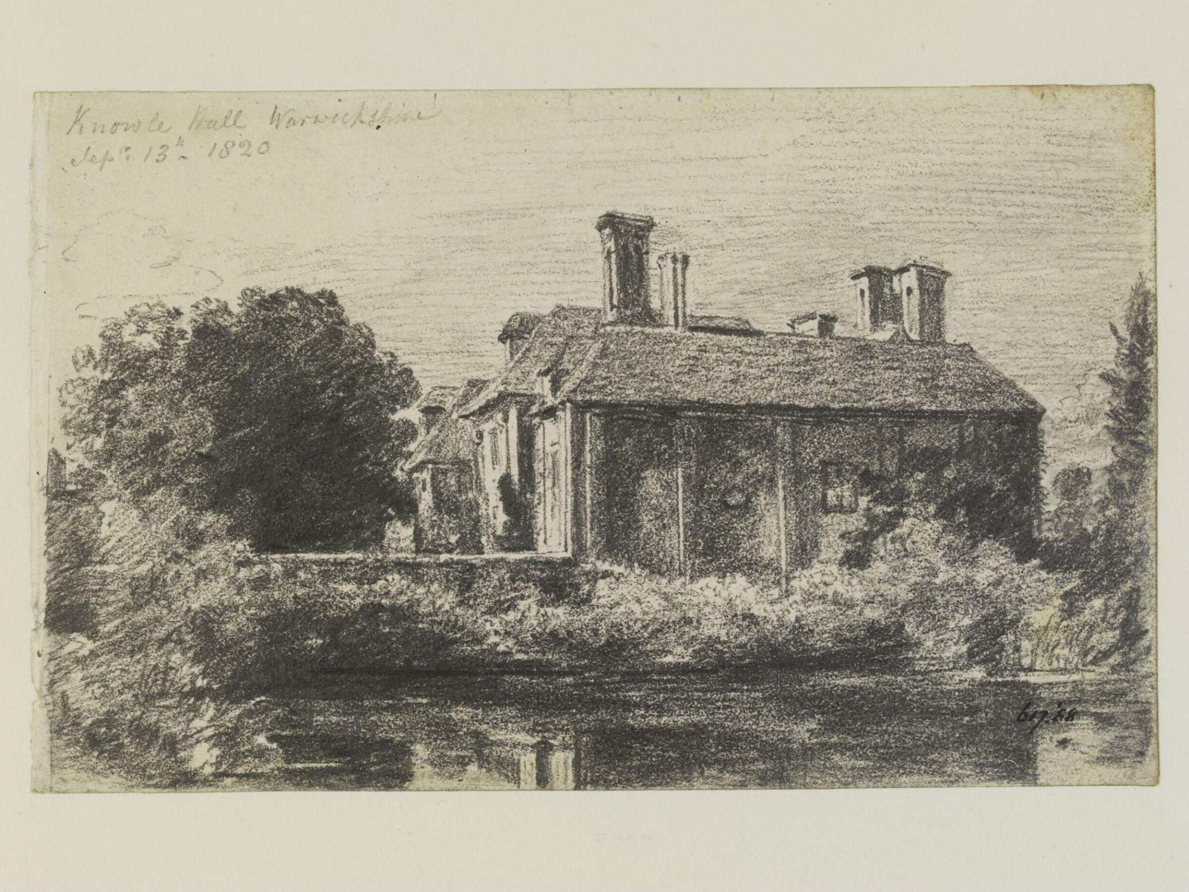 Knowle Hall, John Constable, 13/09/1820