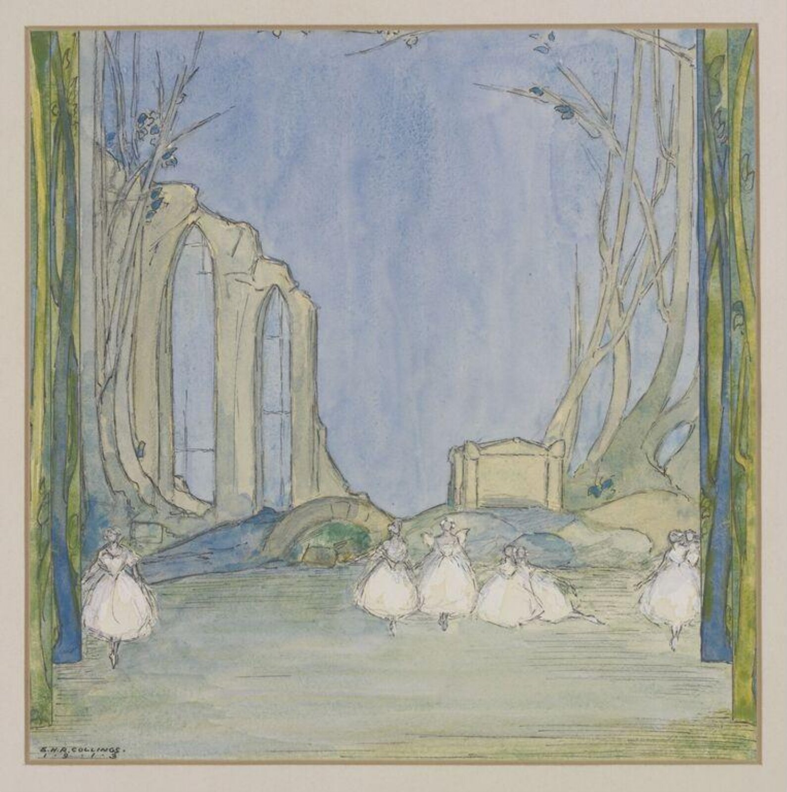 Drawing, Ernest Henry Roberts Collings, 1913