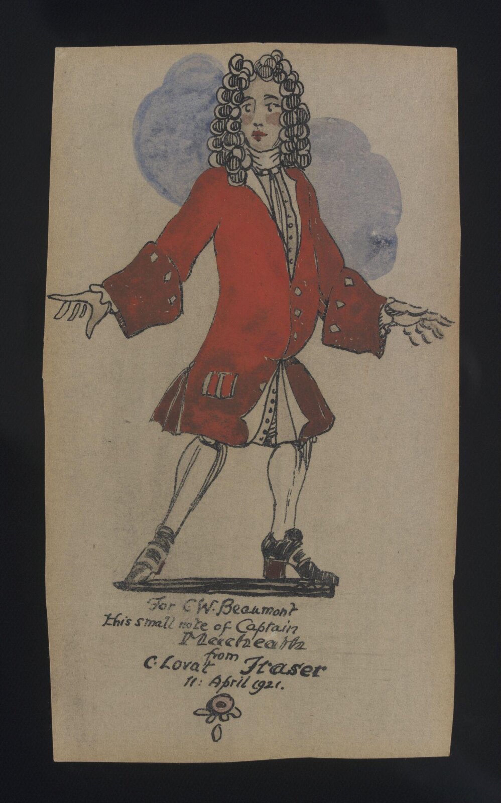 Drawing, Claud Lovat Fraser, 1921
