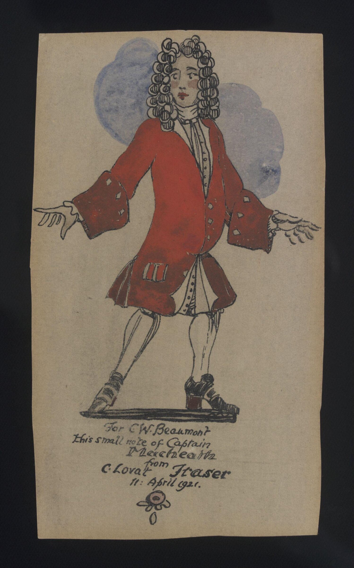Drawing, Claud Lovat Fraser, 1921