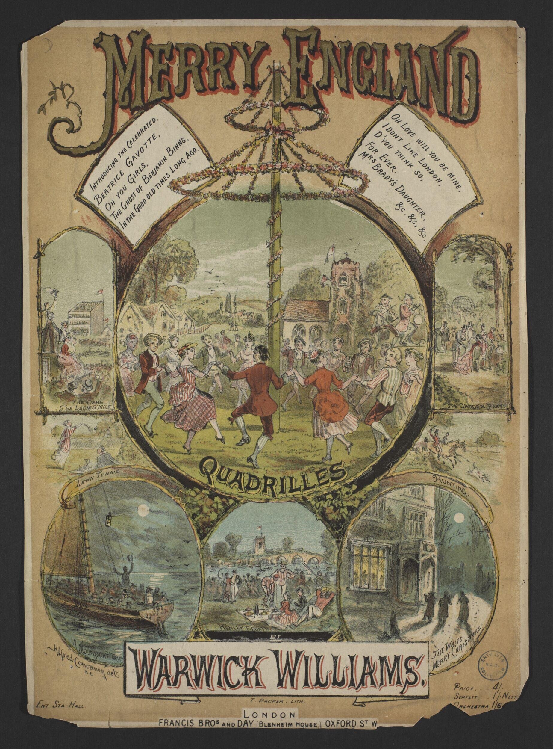 Merry England Quadrilles by Warwick Williams