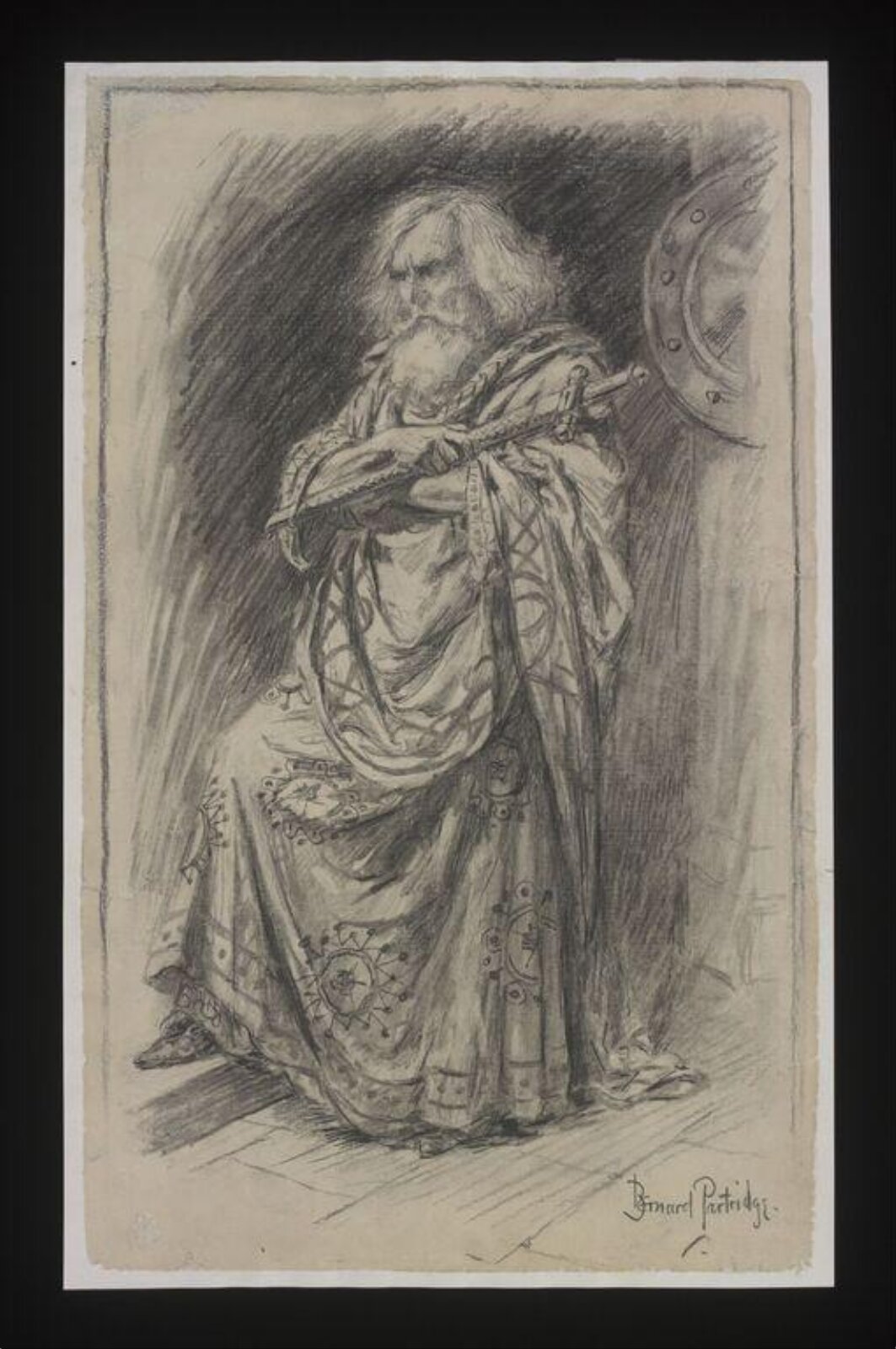 Henry Irving as King Lear, John Bernard Partridge, early 20th Century