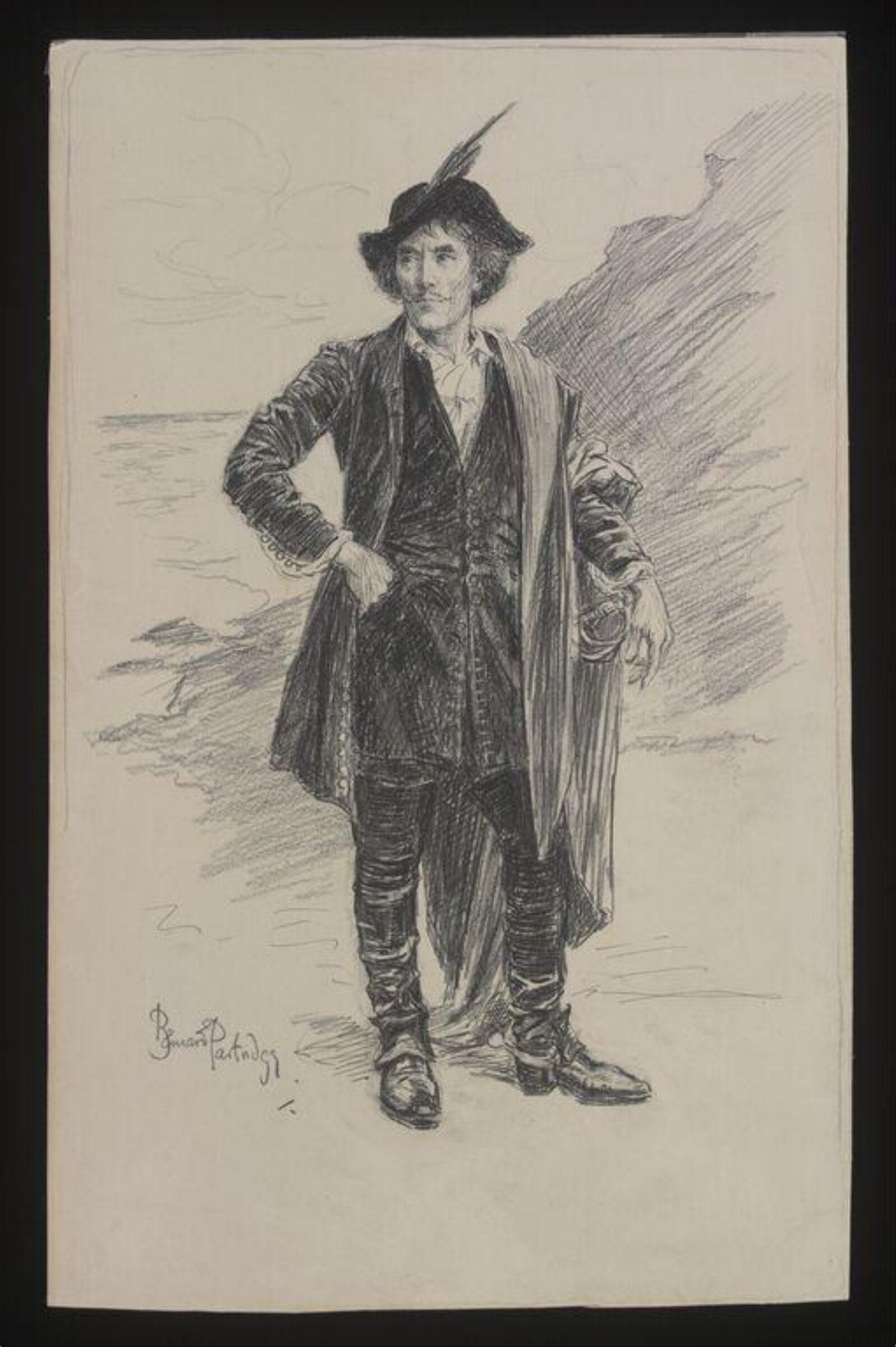 Henry Irving as Edgar in Ravenswood, John Bernard Partridge, early 20th Century