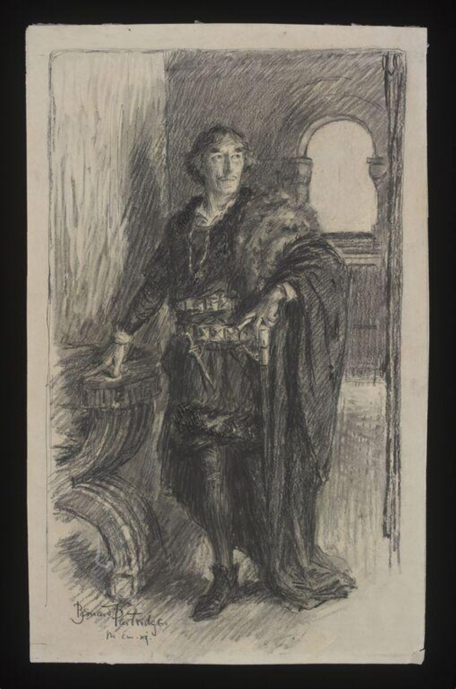 Henry Irving as Hamlet, John Bernard Partridge, 1911