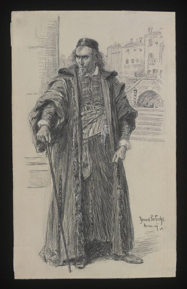 Henry Irving as Shylock Partridge, John Bernard (Sir RI) V&A