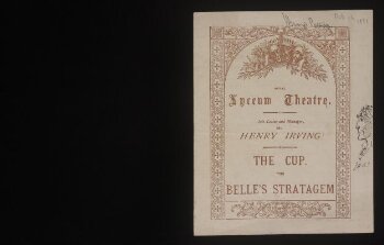 Programme for 'The Cup'