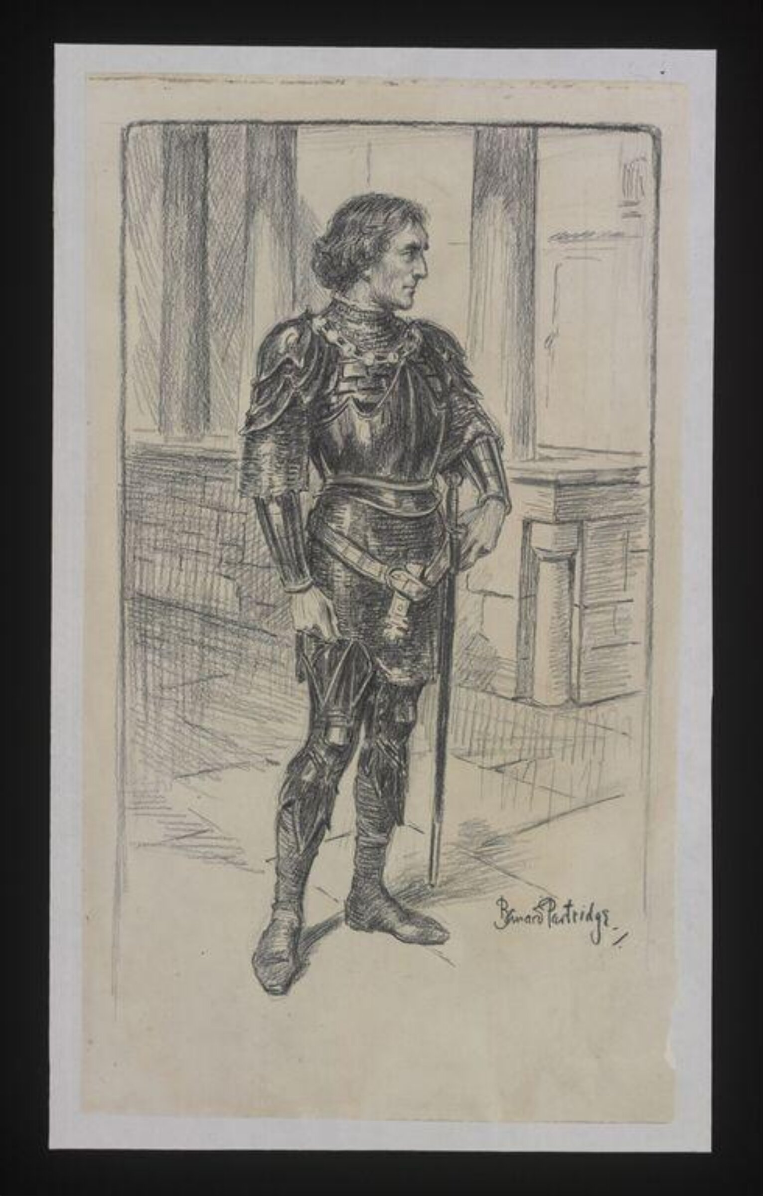 Henry Irving as King Arthur, John Bernard Partridge, early 20th Century