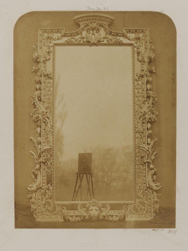 Mirror, English, date about 1730 from Cumberland Lodge, Windsor Forest top image