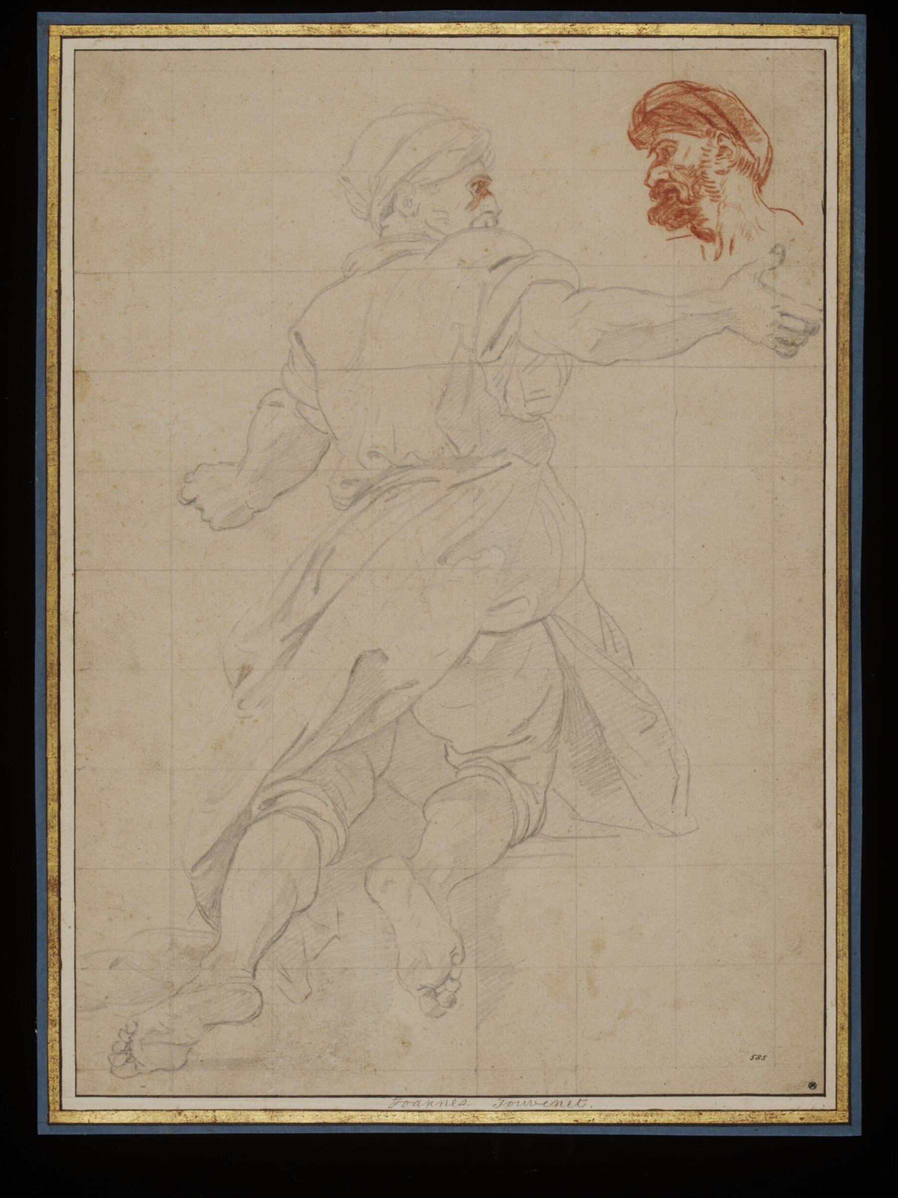Homme vu de dos, Jean Jouvenet, 1706