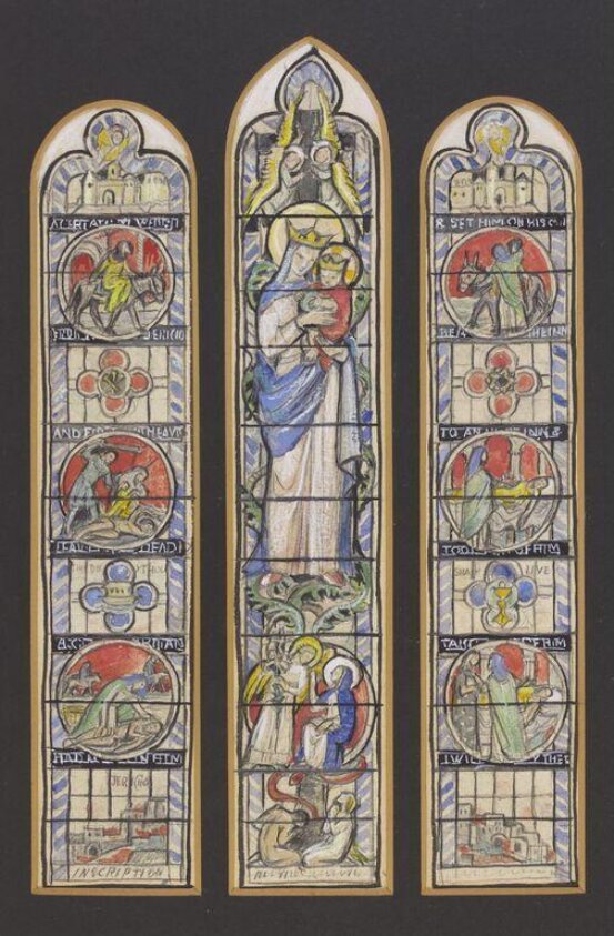 Design for 3-light window (1952) by William T. Aldrich