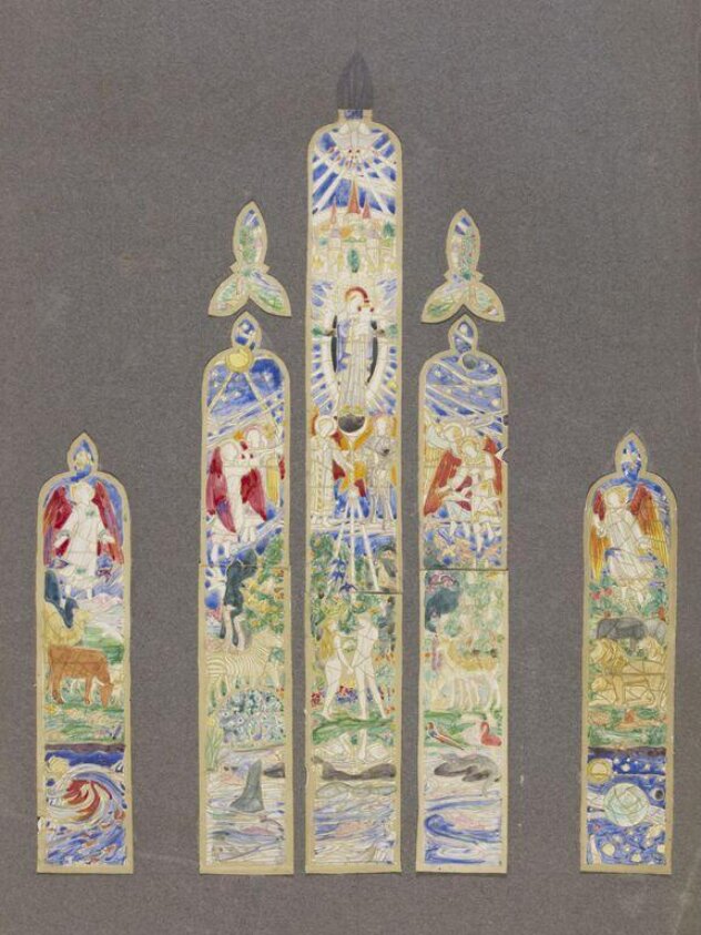 Design for stained glass window