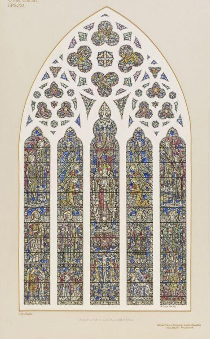 Stained Glass Design Edward Liddall Armitage V&A Explore The Collections
