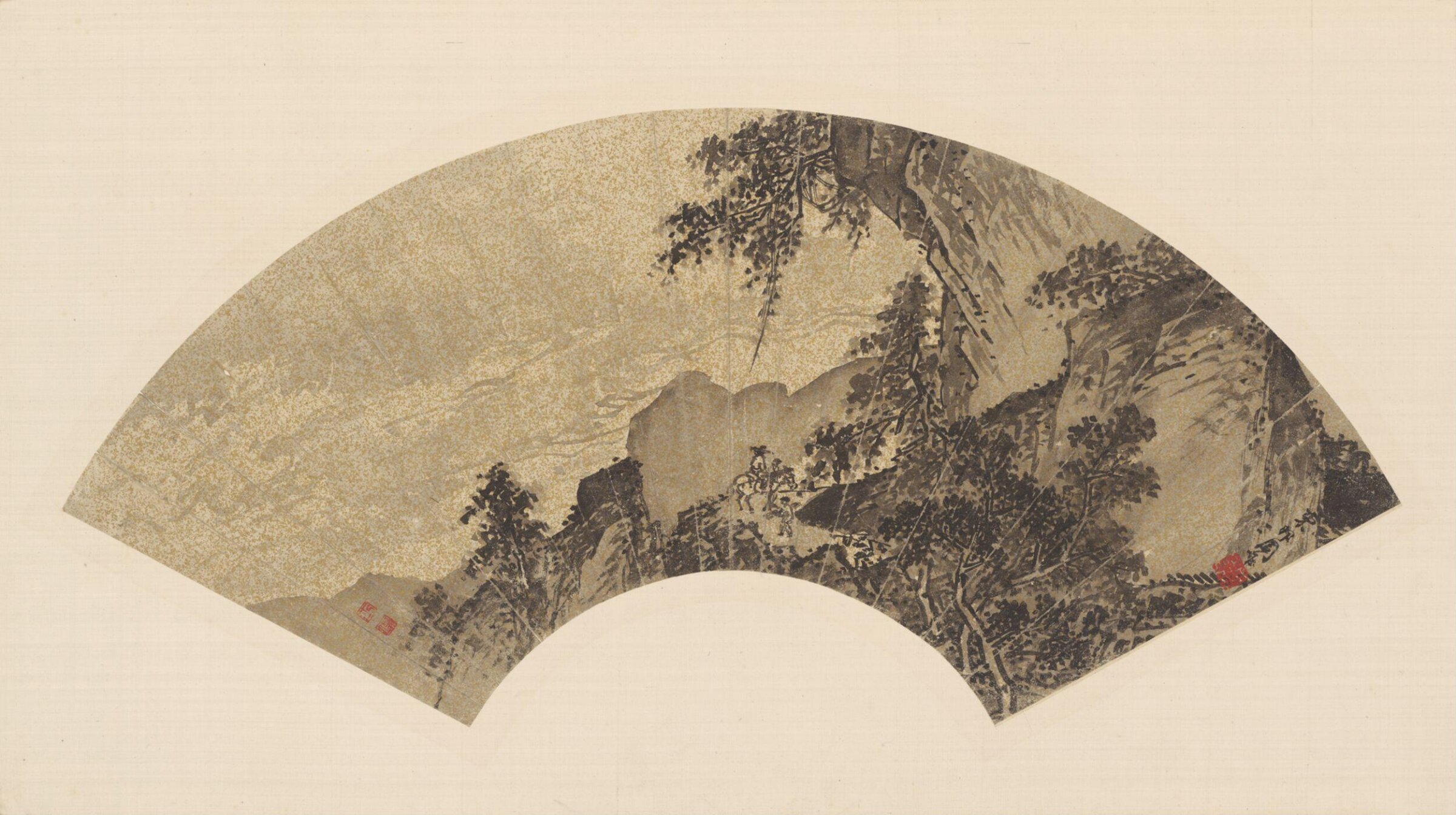 Travellers Among Mountains, Zhou Chen, ca. 1450-1535