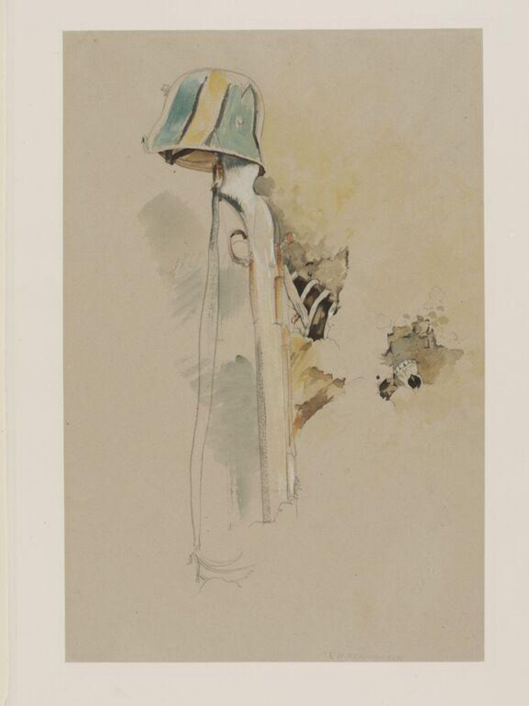 At Villars - Pluich, Eric Kennington, 1919