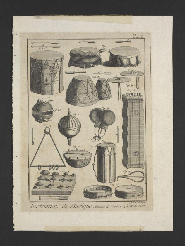 Instruments de Musique, Anciens et Modernes, de Percussion