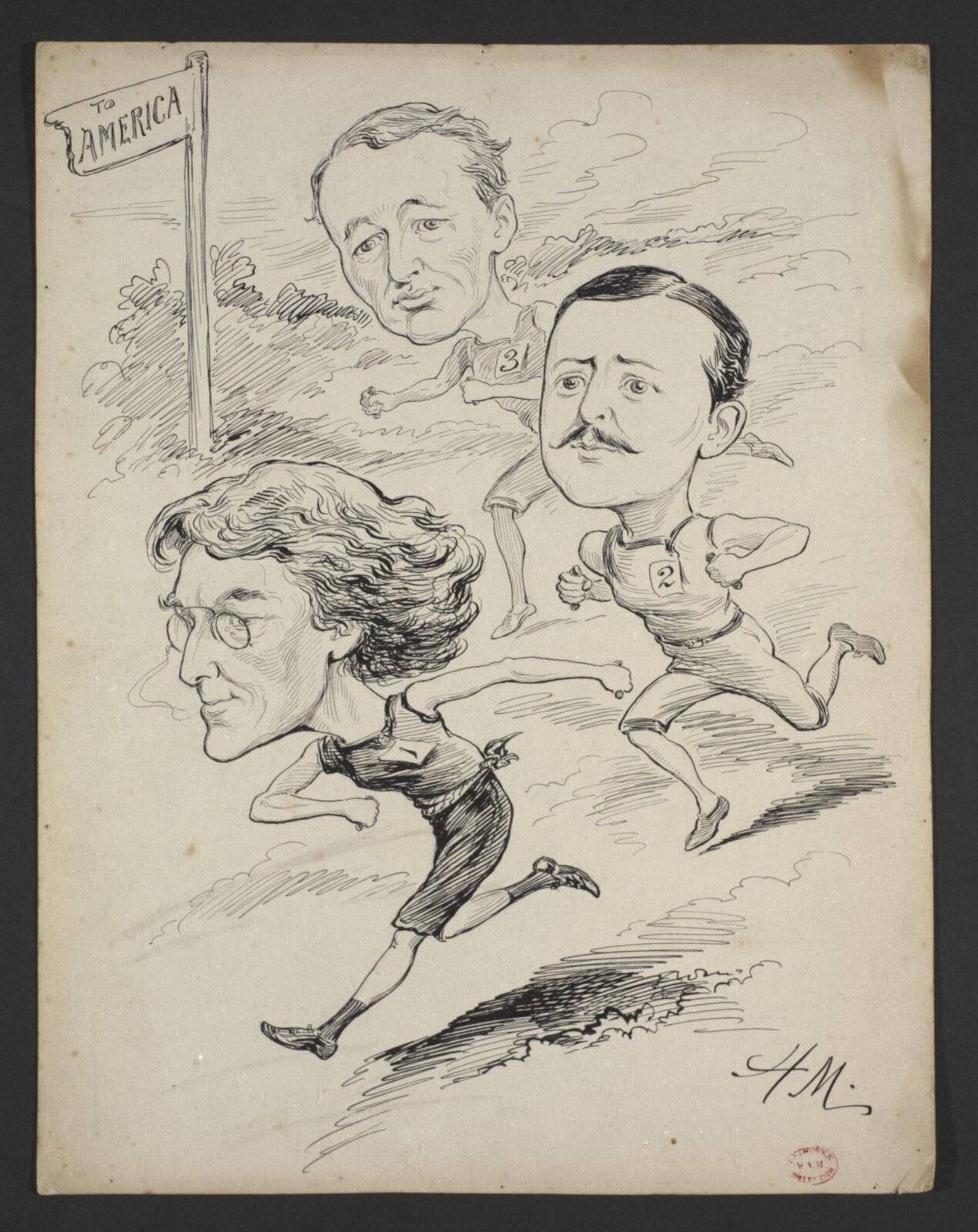 Drawing, H M, ca. 1883