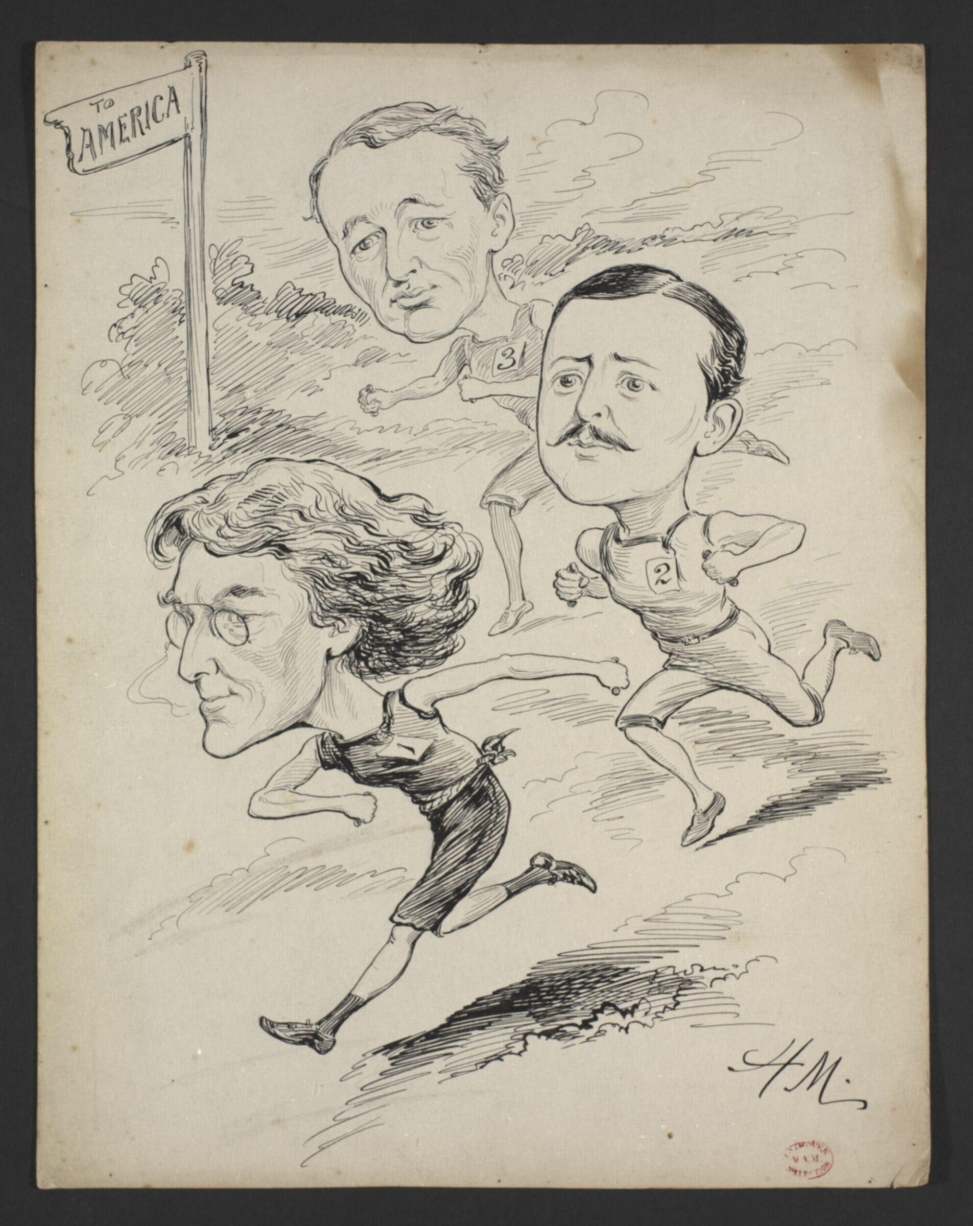 Drawing, H M, ca. 1883