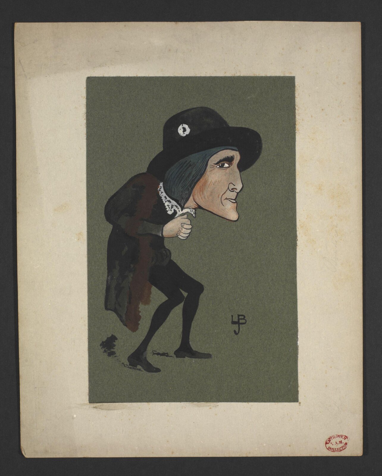 Drawing, L.J. Binns, ca.1896