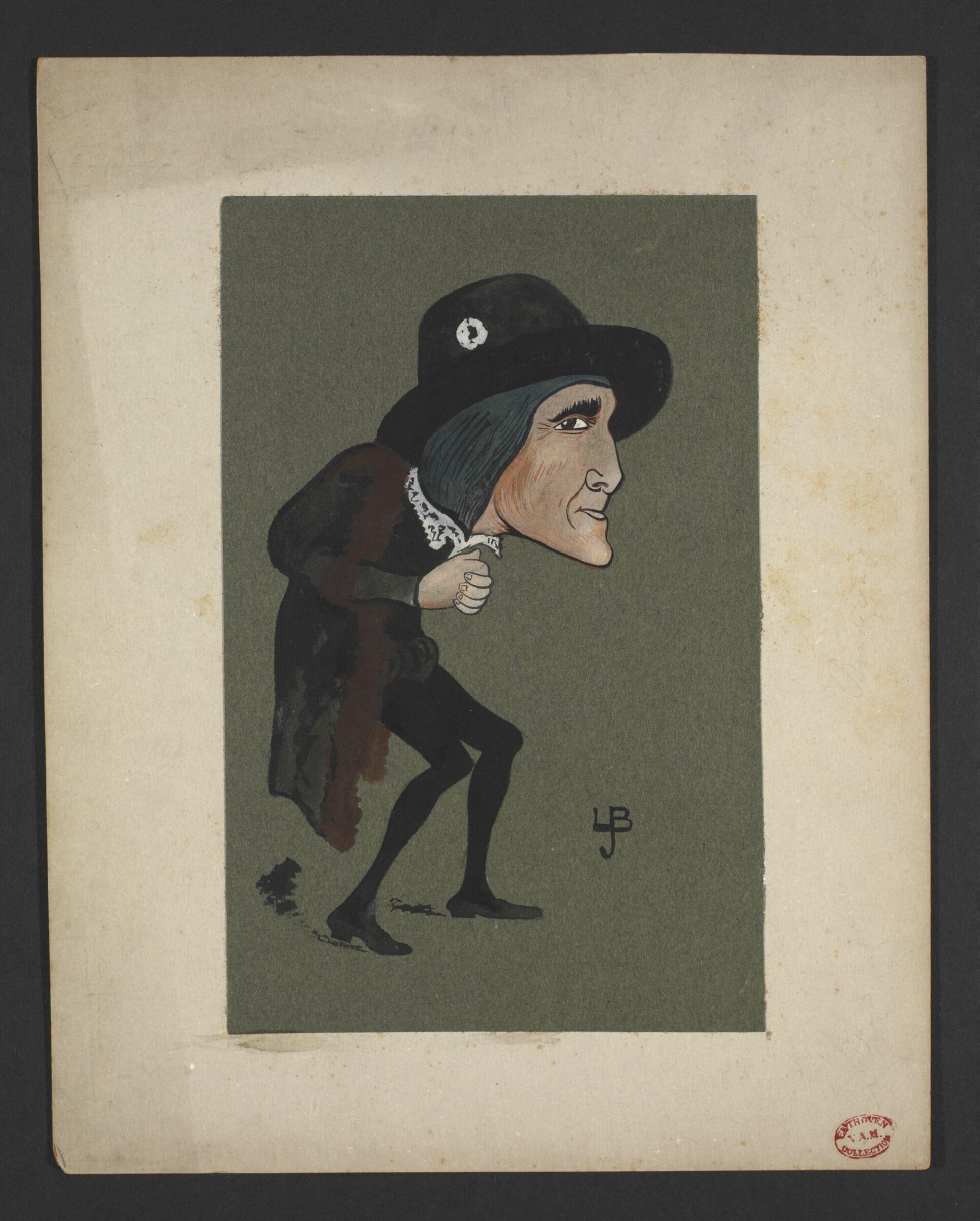 Drawing, L.J. Binns, ca.1896