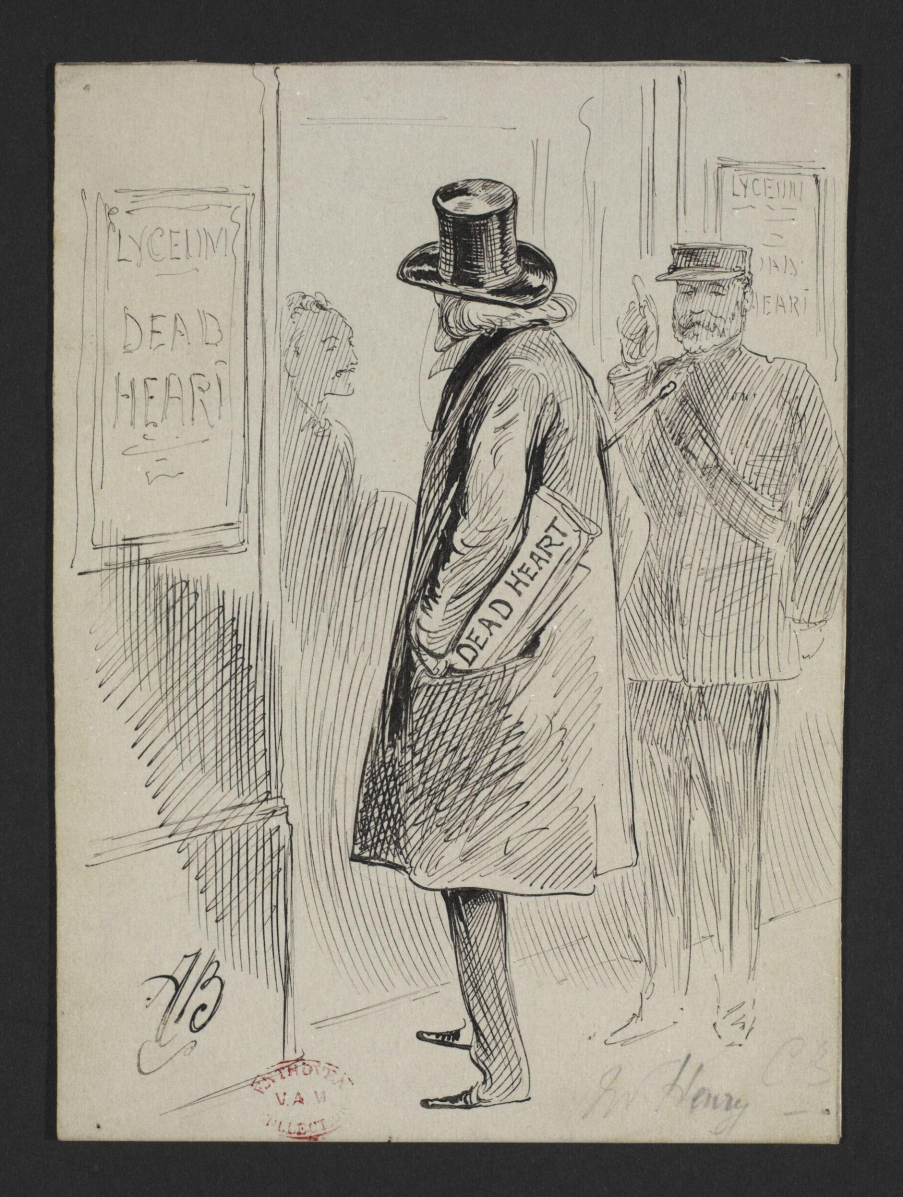 Drawing, Alfred Bryan, ca.1889